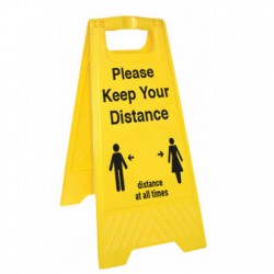 KEEP YOUR DISTANCE SAFETY SIGN